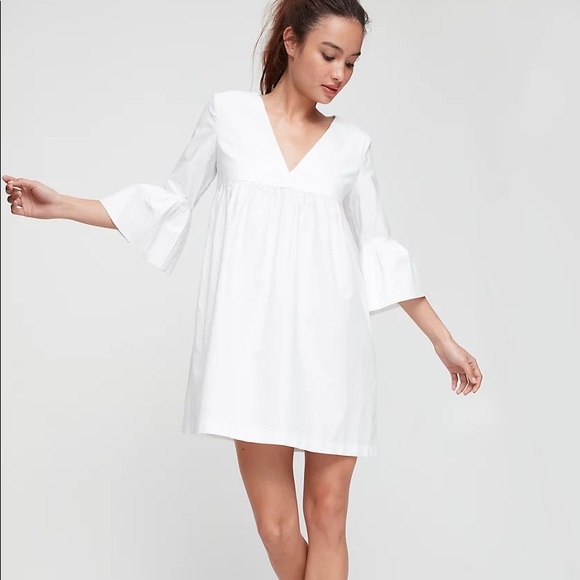 Aritzia Sunday Best Blue Bell Sleeve Dress XXS BNWT - Picture 2 of 10